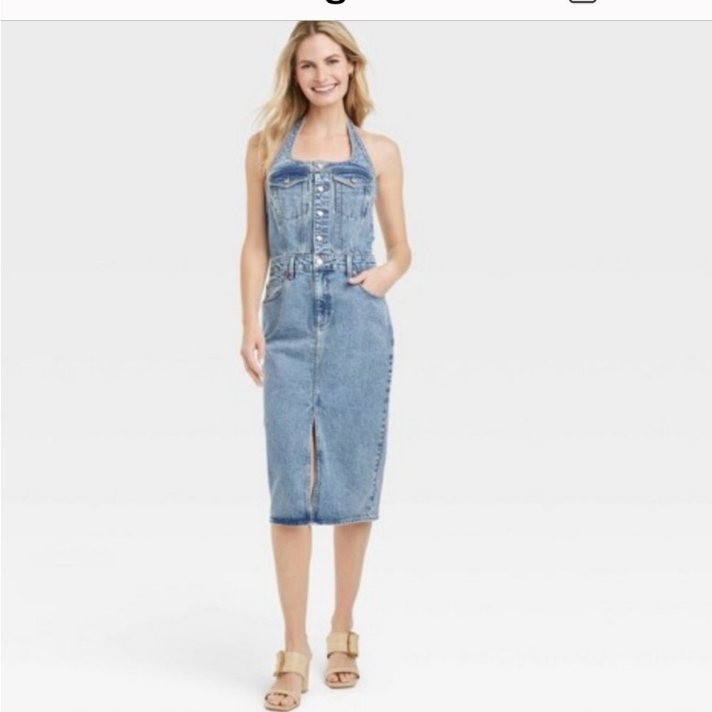 COPY - Universal Thread denim midi dress